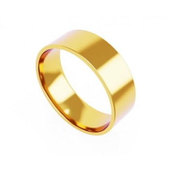 Aliança Romantis Ouro 7mm