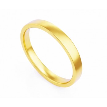 Aliança Romantis Ouro 3mm