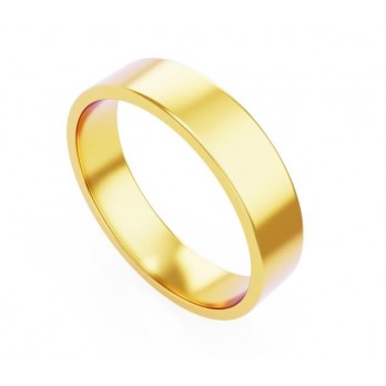 Aliança Romantis Ouro 5mm