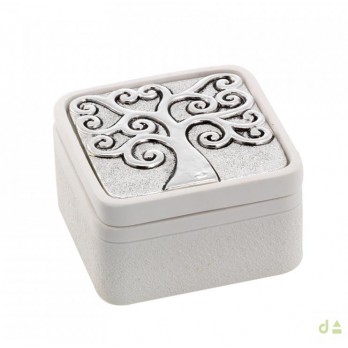 Caixa Dhome - Árvore da vida PVD/PRATEADO