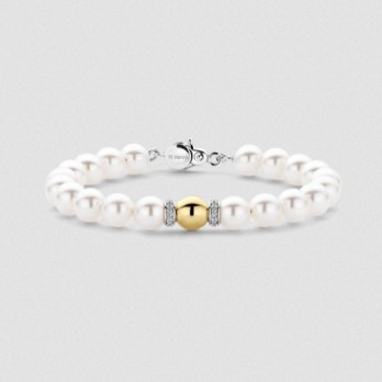 Pulseira TI SENTO  Pérola Vermeil  23088YP