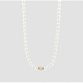 COLAR  TI SENTO  Pérola Vermeil 34112YP/42