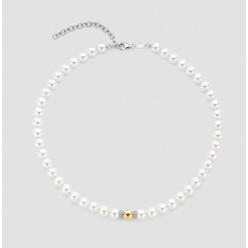 COLAR  TI SENTO  Pérola Vermeil 34112YP/42