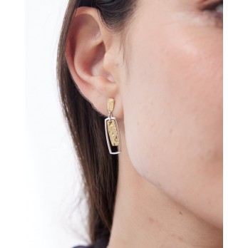 Brincos VictoriaCruz Prata A5646-BT