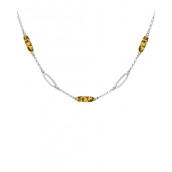Colar  VictoriaCruz Prata A5647-BG