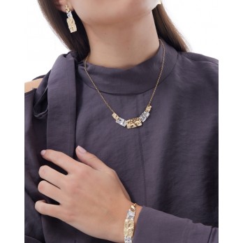Colar VictoriaCruz Prata A5650-BG