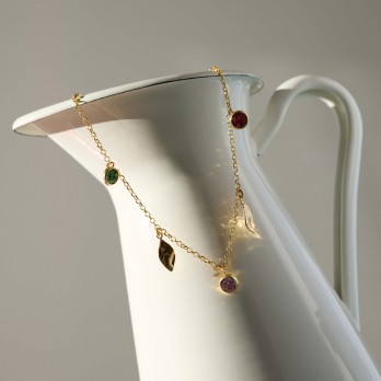 Colar Crystals swarovski® VictoriaCruz Prata A5267-MDG