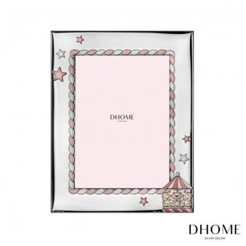 Moldura Dhome Criança  PVD PRATEADO