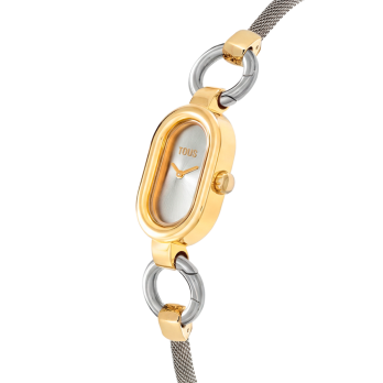 RELÓGIO TOUS  BROCHE OVAL HOLD SS  3000151500