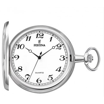 Relógio de Bolso Festina F2022/1 Branco Masculino