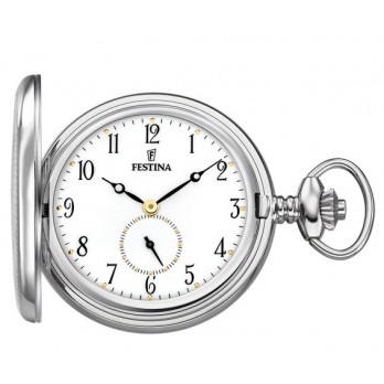 Relógio de Bolso Festina F2026/1 Branco Masculino