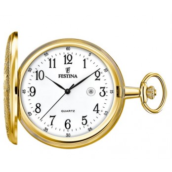 Relógio de bolso festina pocket F2028/1 branco masculino