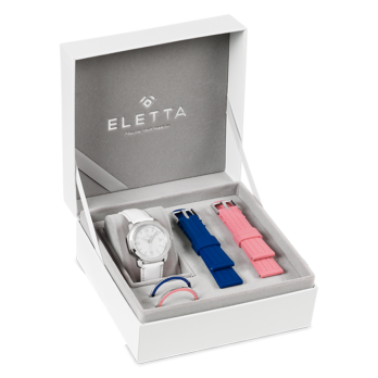 Relogio Eletta Box Mulher Vilamoura Colors E2638SBVLMCLR.BOX