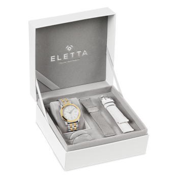 Relogio Eletta Box Mulher Vilamoura Shine E2638SBVLMSHN.BOX