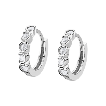 BRINCOS  PRATA LOTUS