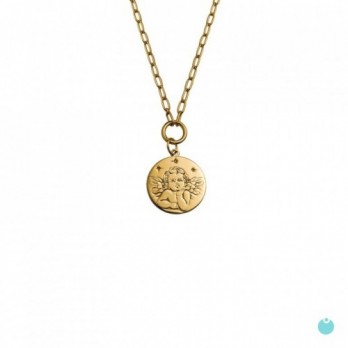 COLAR PRATA DOURADA LINK