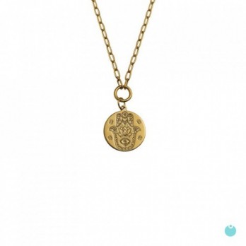 COLAR PRATA DOURADA LINK