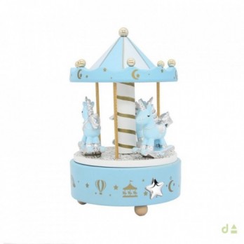 Carrossel Musical Dhome Unicórnios BILAMINADO