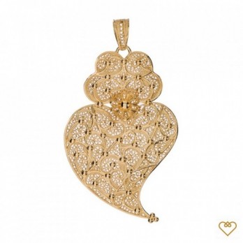 CORAÇÃO  SAUDADE  PRATA DOURADA