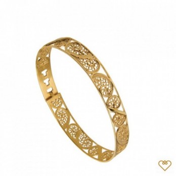 Bangle Filigrana - A Lusitana  PRATA DOURADA