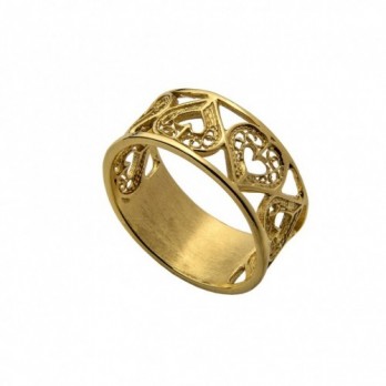 Aliança Filigrana Corações