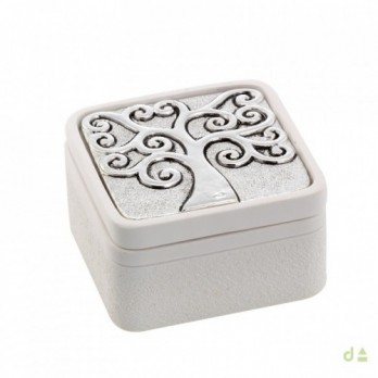 Caixa Dhome - Árvore da vida PVD/PRATEADO