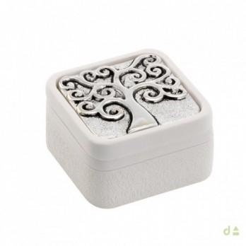 Caixa Dhome - Árvore da vida PVD/PRATEADO