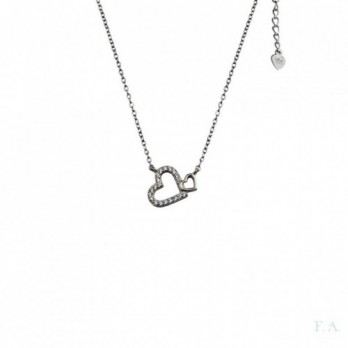 COLAR C/ ZIRCONIAS  PRATA