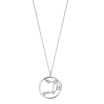 COLAR LOTUS SILVER  CONSTELAÇÃO DO SIGNO BALANÇA