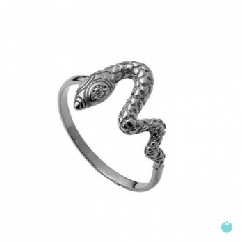 Anel Snake Link Trendy Style  PRATA