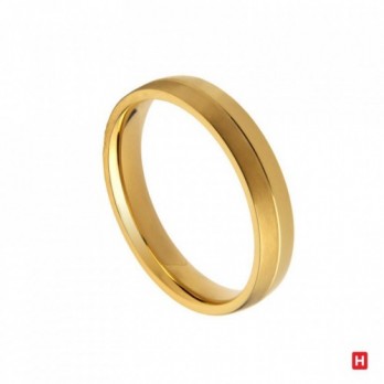 Aliança Hassu Classic Golden Shine