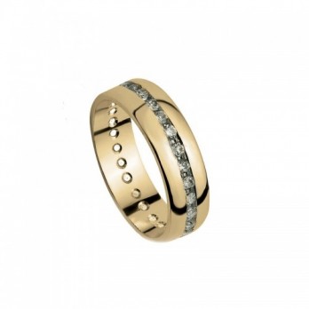 Aliança Casamento Passion Gold 9k