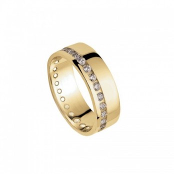 Aliança Casamento Passion Gold 9k