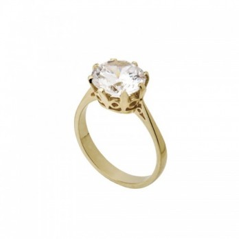 Anel Noivado Passion Gold 19.2k