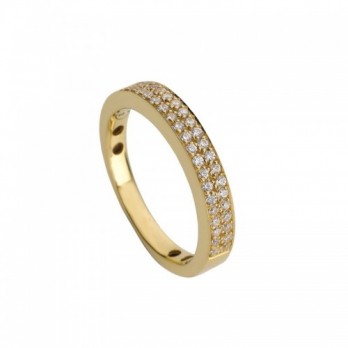 Anel Noivado Passion Gold 9k