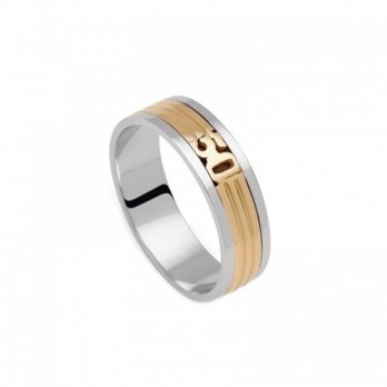 Aliança Bodas Ouro Passion Gold 9k