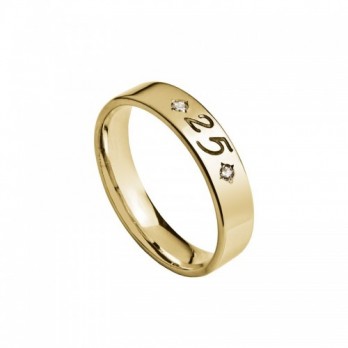 Aliança Bodas Passion Gold 19.2k