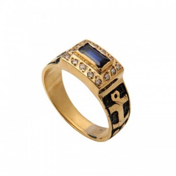 Anel de Curso Passion Gold 19k