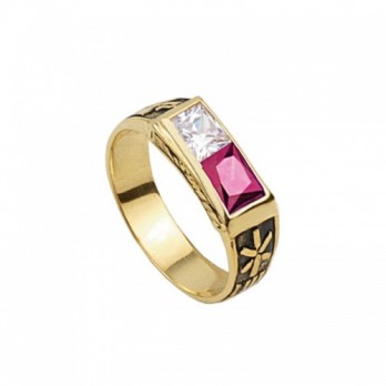 Anel de Curso Passion Gold 19k
