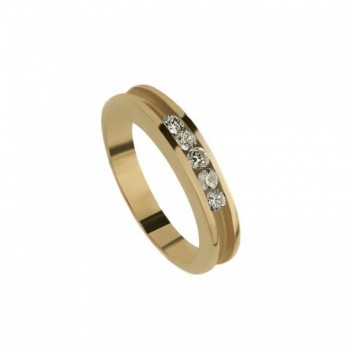 Anel Noivado Passion Gold 19.2k