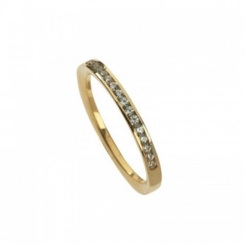 Anel Noivado Passion Gold 9k