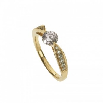 Anel Noivado Passion Gold 19.2k