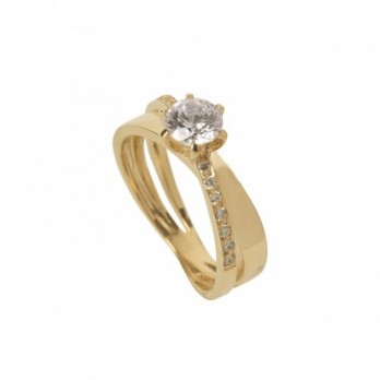 Anel Noivado Passion Gold 19.2k