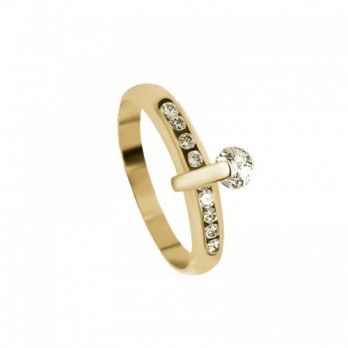 Anel Noivado Passion Gold 19.2k