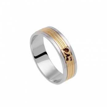 Aliança Bodas Prata Passion Gold 19.2k