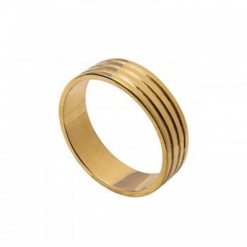 Aliança Casamento Passion Gold 9k