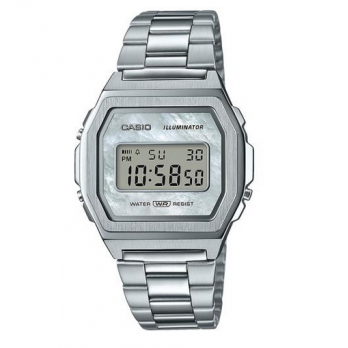Relógio Casio Vintage Premium Prateado A1000D-7EF
