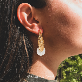 Brincos Saudade-Pérola do Atlântico