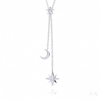 COLAR PRATA ESTRELA E LUA F.A. JEWELRY