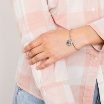 PULSEIRA ARVORE DA VIDA AÇO LOTUS STYLE